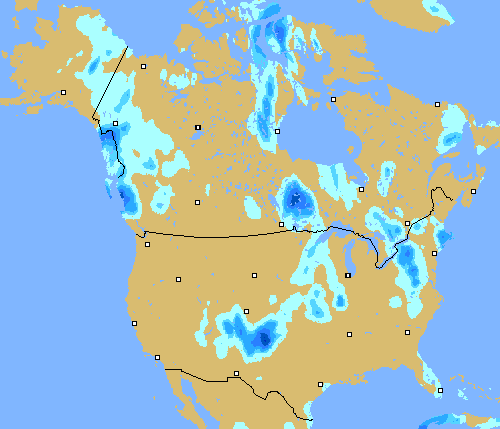 Precipitation (3 h) !