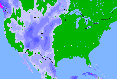 Precipitation (24 h) USA