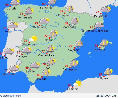 Forecast map