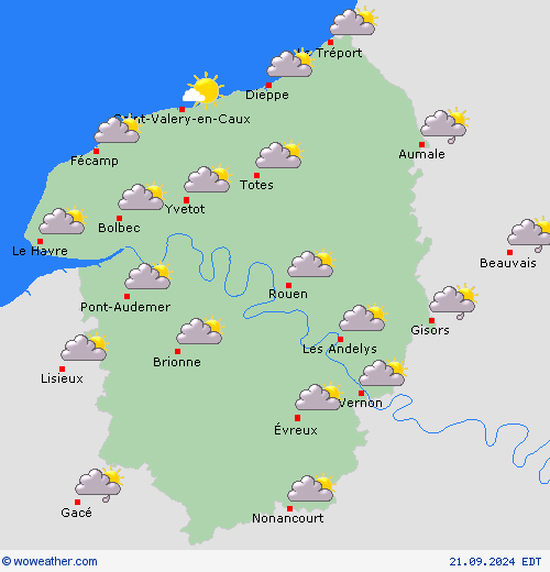 Forecast map