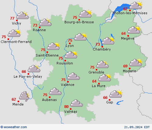 Forecast map