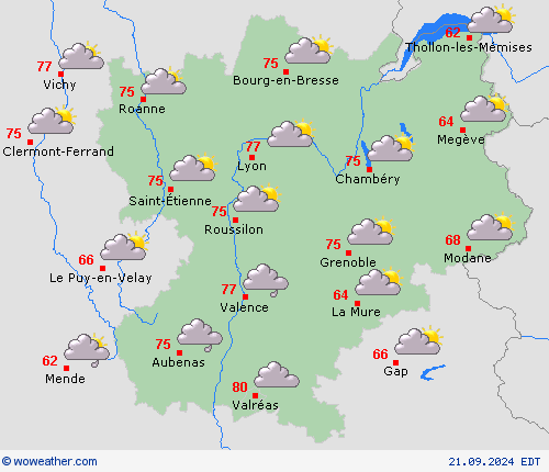 Forecast map