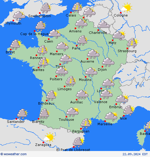 Forecast map