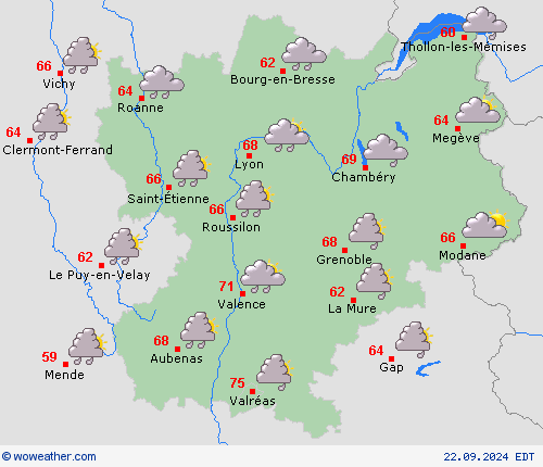 Forecast map