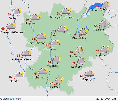 Forecast map