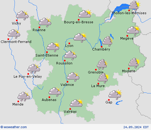 Forecast map