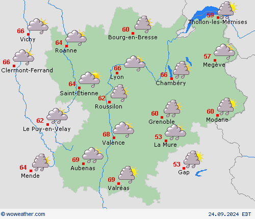 Forecast map