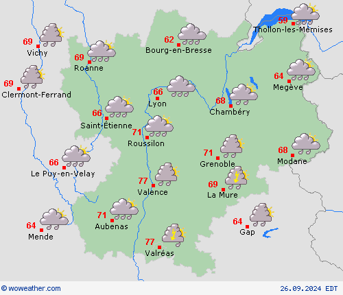 Forecast map