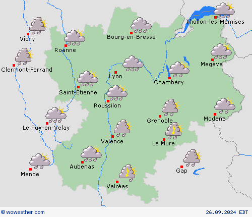 Forecast map