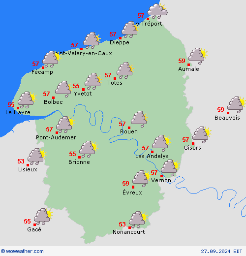 Forecast map