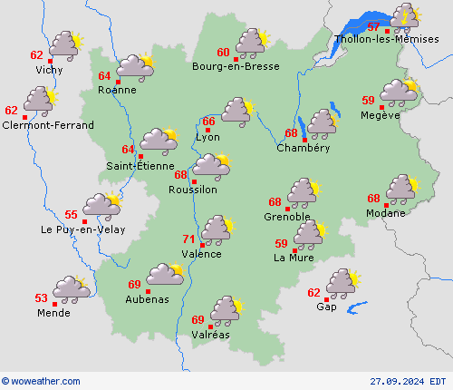 Forecast map