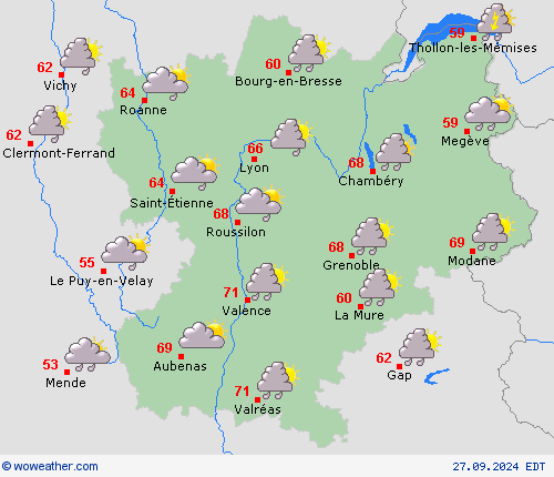 Forecast map