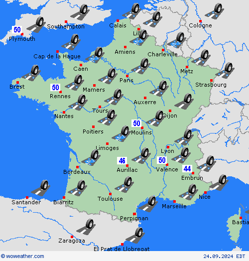 Forecast map