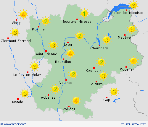 Forecast map