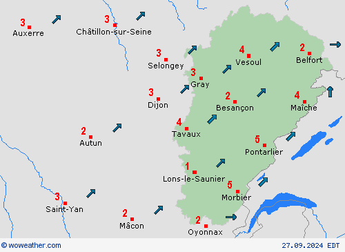 Forecast map