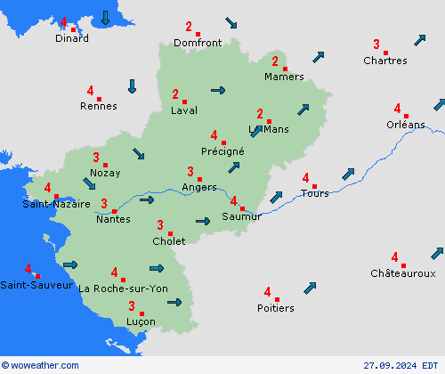 Forecast map