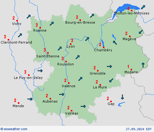 Forecast map